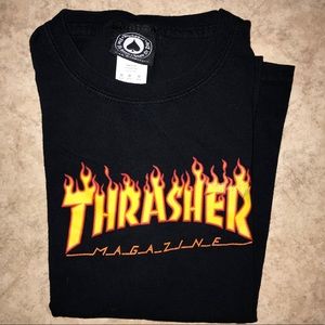 2 Thrasher tees size M